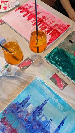 Malen und Aperol