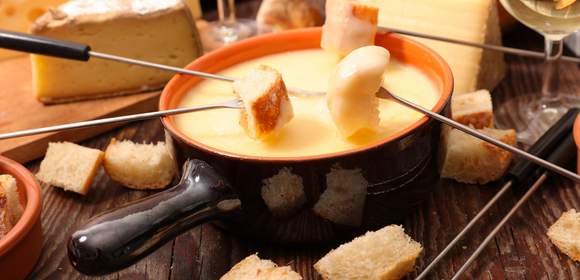 Käse-Fass-Fondue