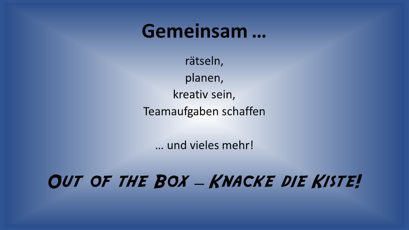 Info zu Out of the Box