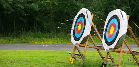 Bogenschießen als Team Event im Rheinland