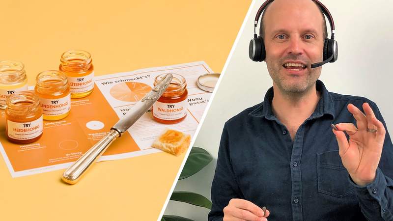 Willkommen beim Honig-Tasting mit TRY FOODS Online Honig-Tasting