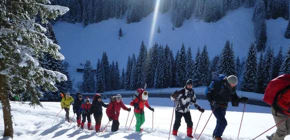 Schneeschuhwanderung im Allgäu
