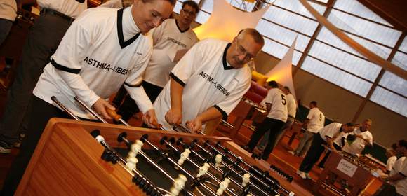 Fußball live – Tischkicker-Turnier