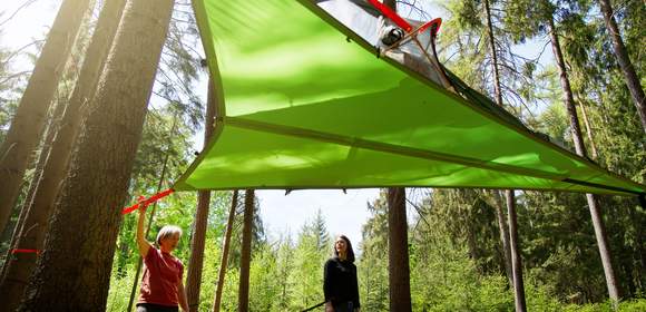 Baumzelt-Übernachtung: TEAM-Zeit im Wald