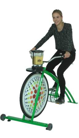 Grünes Smoothie Bike