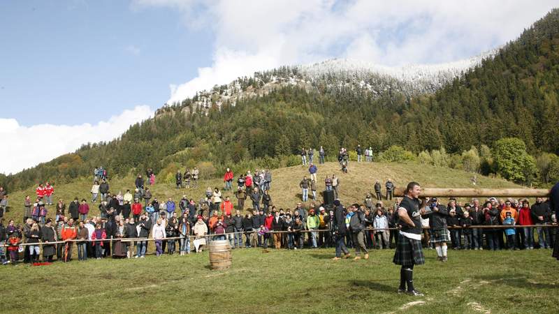 Bavarian Highland Games Olympiade Wettkampf