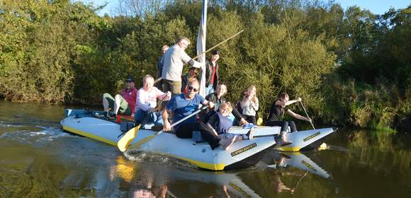 Floßbau Event Betriebsausflug Firmenausflug Norddeutschland