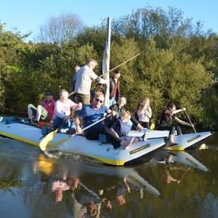 Floßbau Event Betriebsausflug Firmenausflug Norddeutschland