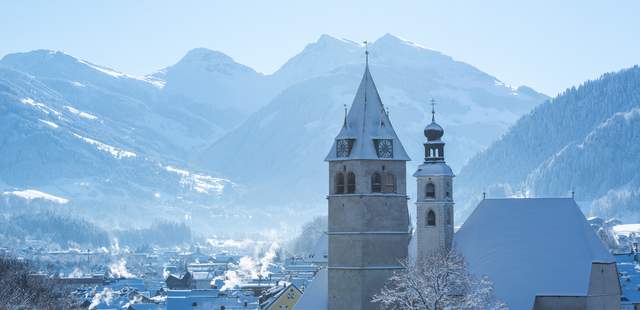 Tiroler Winterlandschaft in und um Kitzbühel