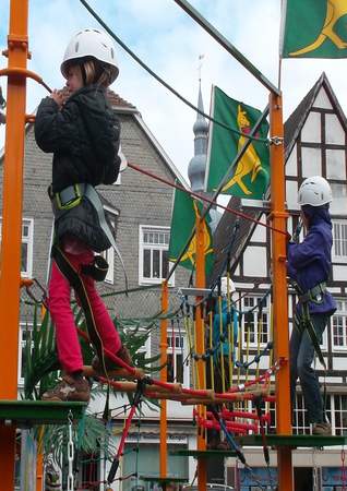 Mobiler Kinderhochseilgarten - CO2 neutral