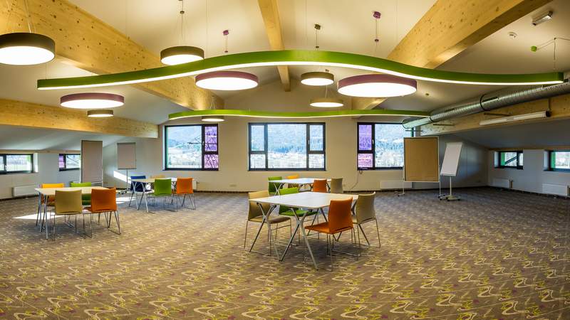 Tagungsraum 3rd floor Green Meeting im Explorer Hotel Oberstdorf