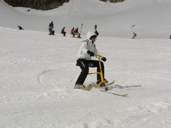 Besonderer Betriebsausflug Snowbike