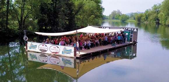 Ausflugserlebnis mit Floßfahrt in Kulmbach