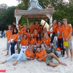 Teamevent am Strand