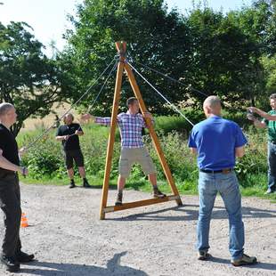 Laufendes A Outdoor Team-Test
