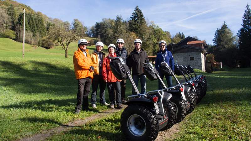 Mit dem Gelände-Segway auf Abwegen