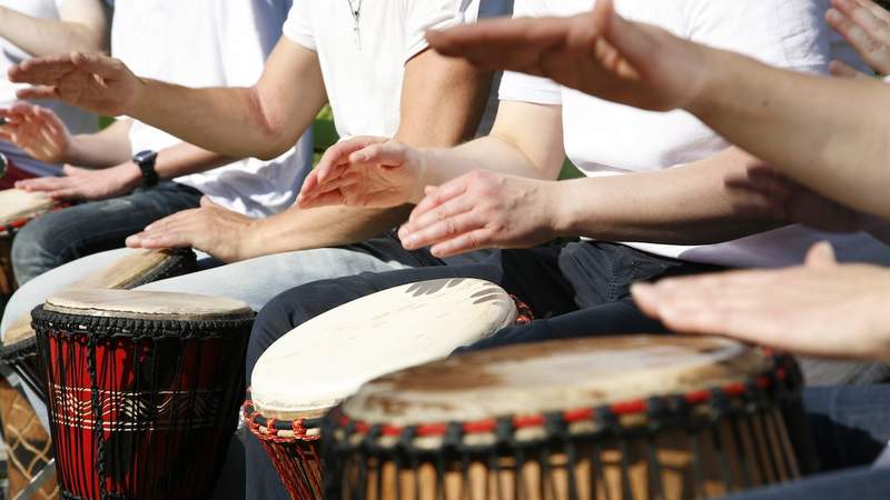 Trommelschule, TeamDrums, Leipzig, Firmenfeier