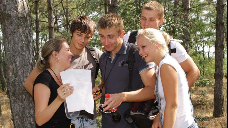 Betriebausflug Geocaching Rätselraten