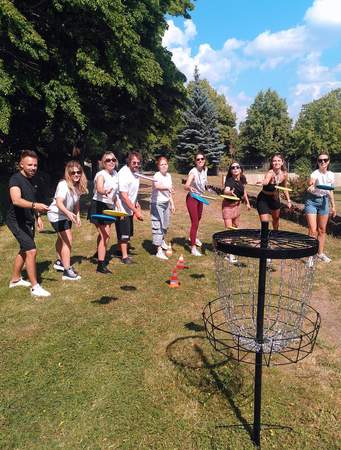 Frisbeegolf spielen Feiert Junggesellenabschied (JGA) in Leipzig