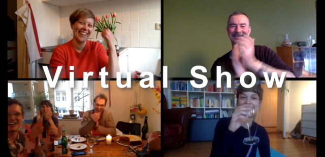 Virtuelle Show Virtuelle Show - Zuschauer lachen