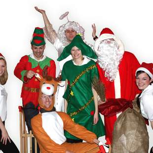 Weihnachten gibt's schläge Weihnachtsgolfen