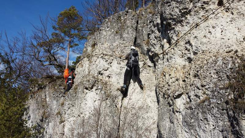 Teamevent Klettersteig