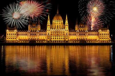 Incentive Reise Gruppenreise nach Ungarn Budapest Feuerwerk Donau