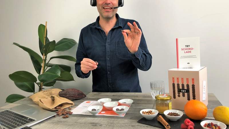 Online Schokoladen-Tasting