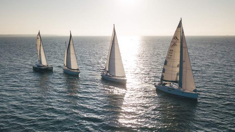 Flotten segeln auf der Ostsee Teamevent - Segeltörn