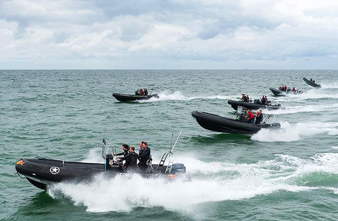 Power RIB Ein Tag am Meer