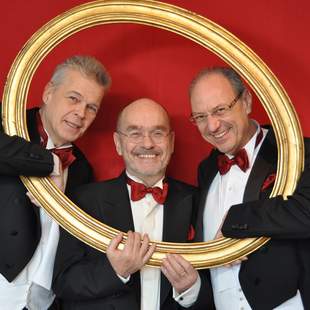 Die drei Trainöre - Goldrahmen 01 Die drei Trainöre