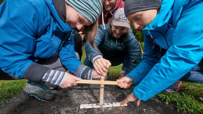 Nachhaltiges Mitarbeiter-Event in den Bergen