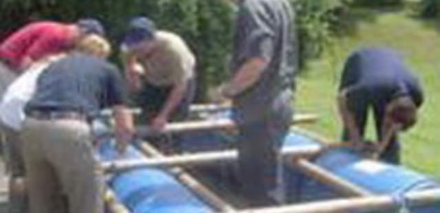 Floßbau und Seeüberquerung!