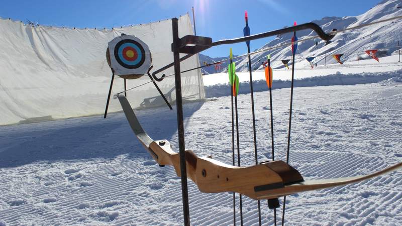 Kickoff Event in den Bergen mit Winter Games