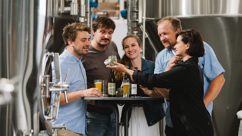 Teamevent in der Bio-Brauerei