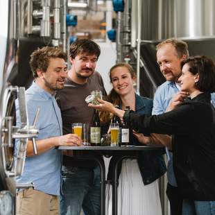 Brauereiführung durch eine Bio-Brauerei