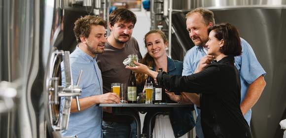 Brauereiführung durch eine Bio-Brauerei