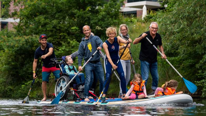 Rollstuhl Paddeln Sit on SUP Events