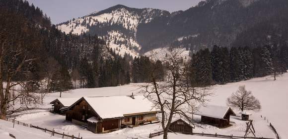 Schneeschuhtour auf der Alm