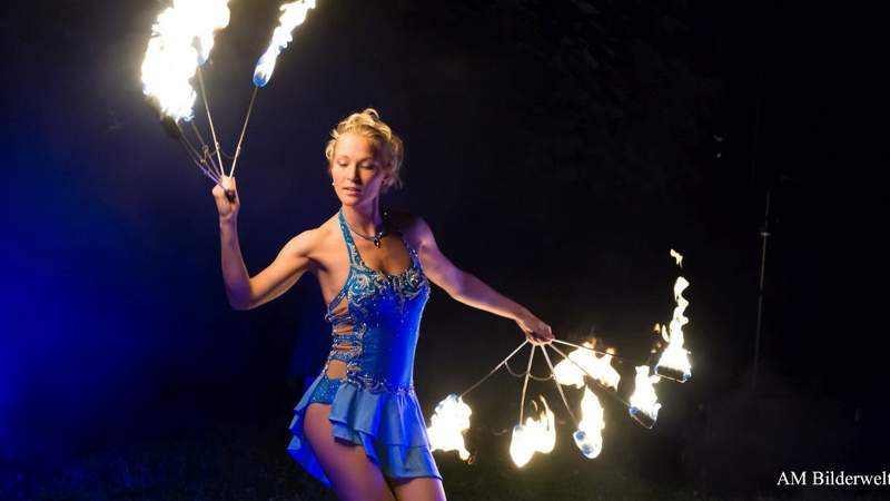 Die moderne Feuershow