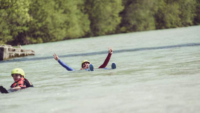 Raftingtour auf der Isar