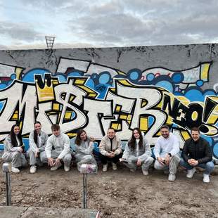 Graffiti Workshop Graffiti sprühen beim Teamevent