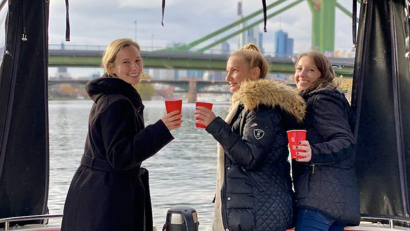 Glühweinausfahrt in Frankfurt Weihnachtsfeier
