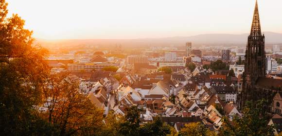 Sonnenuntergang Freiburg