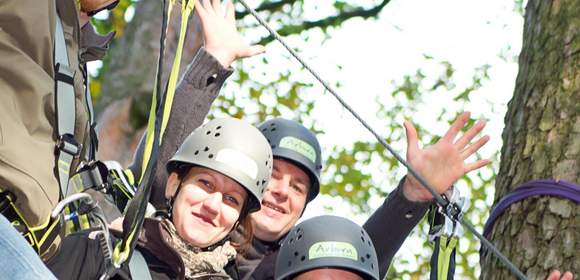 Kletterwald als Teamevent