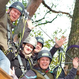 Kletterwald als Teamevent