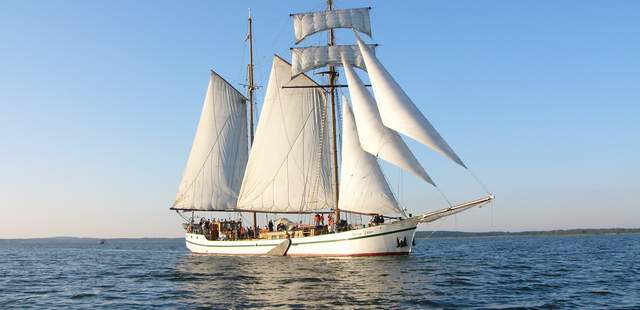 Segelschoner Weisse Düne