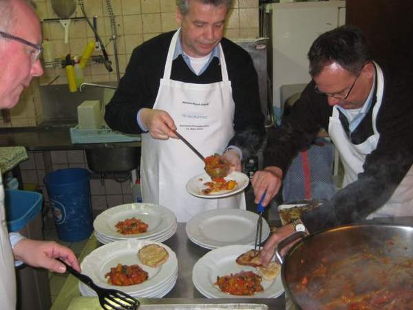 Teamkochen als Weihnachtsfeier