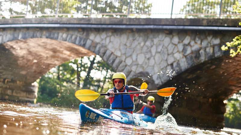 Kanufahrt durch Bayerisch Kanada