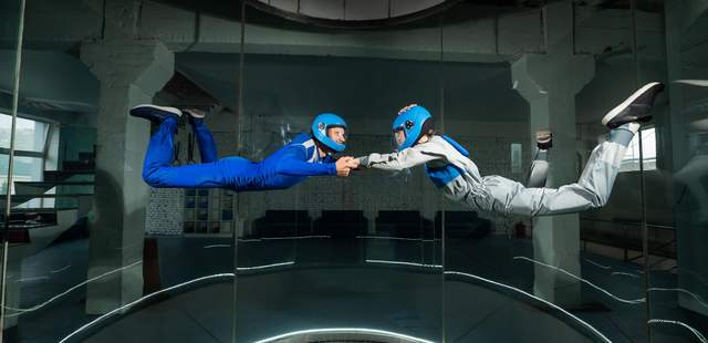 Skydiving zusammen